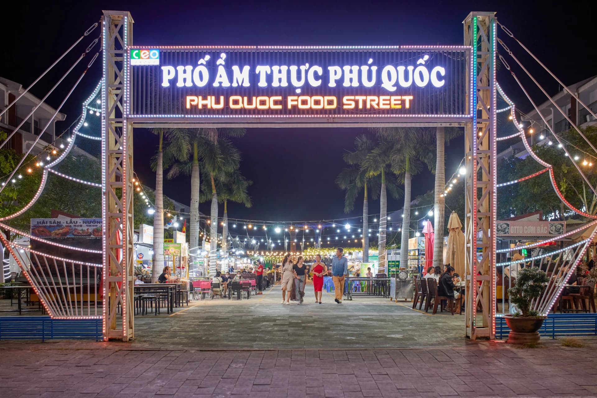Sonasea Night Market in Bai Truong, Phu Quoc